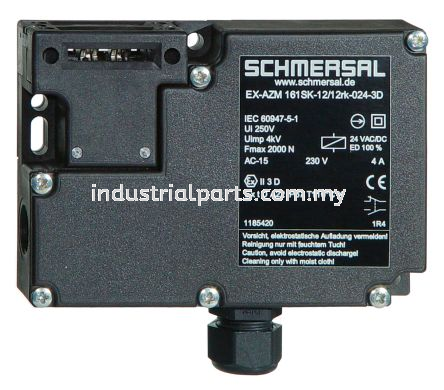 Schmersal Interlock Switch EX-AZM 161SK-12-12RKA-024-3D Schmersal Sensor Schmersal Relay, Switch, Sensor, Interlocks, Actuator Electrical (Sensor, Switch, Relay, Controller, Actuator, Module) Selangor, Malaysia, Kuala Lumpur (KL), Shah Alam Supplier, Suppliers, Supply, Supplies | Starfound Industrial Sdn Bhd