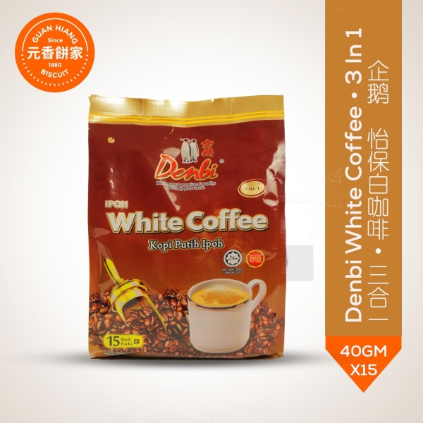 Denbi White Coffee (3 In 1) Coffee Malaysia, Perak Supplier, Suppliers, Supply, Supplies | GH BISCUITS PLT