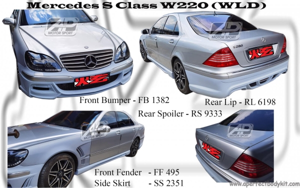 Mercedes S Class W220 WLD Bumperkits  S Class W220 Mercedes Johor Bahru JB Malaysia Body Kits | A Perfect Motor Sport