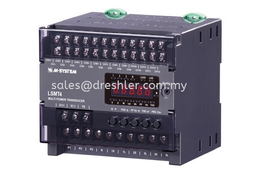 Multi Power Transducer with 10 Analogue Outputs - LSMT4 Power Transducers M-System I/O Components, Recorders & Automation Components Penang, Malaysia, Perai Supplier, Suppliers, Supply, Supplies | Dreshler Resources Sdn Bhd