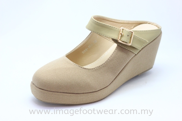 Women 2.5 inch Wedges- TF-999-16- APRICOT Colour Ladies Trendy Shoes Malaysia, Selangor, Kuala Lumpur (KL) Retailer | IMAGE FOOTWEAR COLLECTION SDN BHD