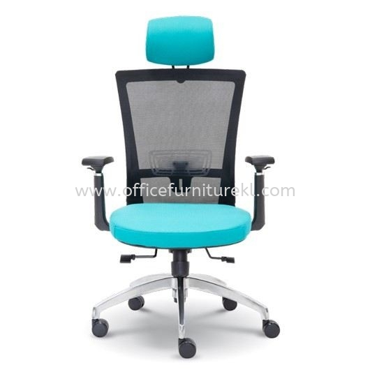 DANVER HIGH BACK ERGONOMIC CHAIR | MESH OFFICE CHAIR CYBERJAYA WP