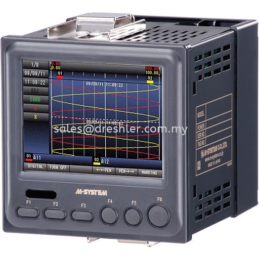 Compact Paperless Recorder - 71VR1 Recorders M-System I/O Components, Recorders & Automation Components Penang, Malaysia, Perai Supplier, Suppliers, Supply, Supplies | Dreshler Resources Sdn Bhd