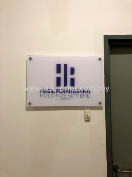 Hasil perangsang - acrylic board signage Acrylic Signage Signboard Selangor, Malaysia, Kuala Lumpur (KL), Shah Alam Manufacturer, Supplier, Supply, Supplies | ALL PRINT INDUSTRIES