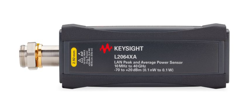 keysight l2064xa 10mhz to 40ghz lan wide dynamic range peak and average power sensor