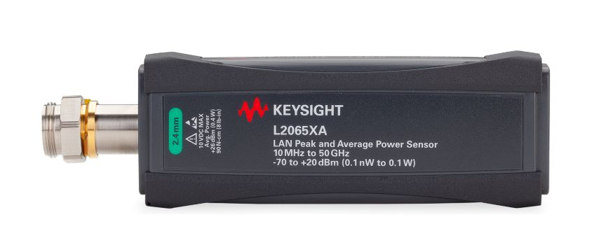 keysight l2065xa 10mhz to 50/53 ghz lan wide dynamic range peak and average power sensor