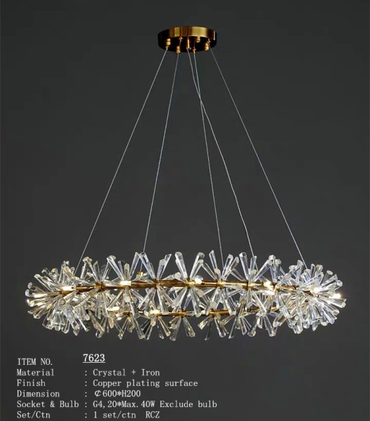 7623 Crystal DESIGNER PENDANT LIGHT Selangor, Malaysia, Kuala Lumpur (KL), Puchong Supplier, Suppliers, Supply, Supplies | TT Lighting