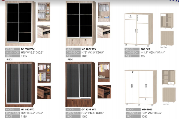 Wardrobe 13 Wardrobe  Bedroom Set Selangor, Kuala Lumpur (KL), Puchong, Malaysia Supplier, Suppliers, Supply, Supplies | Elmod Online Sdn Bhd