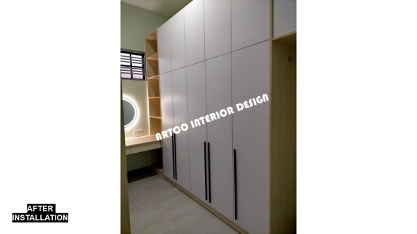 Walk-in Wardrobe Dressing Area Design Interior Design Perak, Kedah, Alor Setar, Kamunting, Jitra, Kuala Kangsar, Malaysia Design, Renovation, Service, Contractor | Artco Interior Design