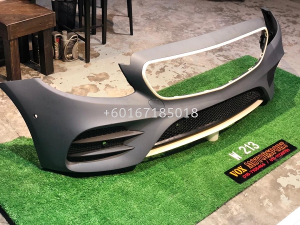 w213 e class amg front bumper fit for mercedes benz w213 e class replace upgrade performance look pp material brand new w213 e class MERCEDES BENZ Johor Bahru JB Malaysia Supply, Supplier, Suppliers | Vox Motorsport