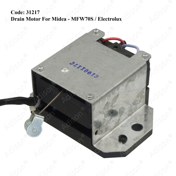 Code: 31217 Midea Electrolux Drain Motor MFW-70PS / MFW-701PS / MFW-701S / MFW-706BS / MFW-751S / MFW-788PS / MFW-901S / MFW-950MV2 / MFW-1050M / MFW-1050MV2 / MFW-1100M / MFW-1250MV2 / MFW-1300M / MFW-1380MV2 / MT700W / MT1000W EWT654XW / EWT754XS / EWT754XW / EWT854XS / EWT854XW / EWT903XS / EWT903XW Drain Motor / Gear Motor Washing Machine Parts Melaka, Malaysia Supplier, Wholesaler, Supply, Supplies | Adison Component Sdn Bhd