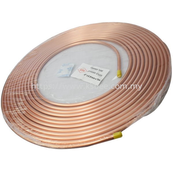 Copper Tube Copper Copper Tube & Fitting Johor Bahru (JB), Malaysia, Johor Jaya Supplier, Suppliers, Supply, Supplies | K.S.Bee Industries Sdn Bhd