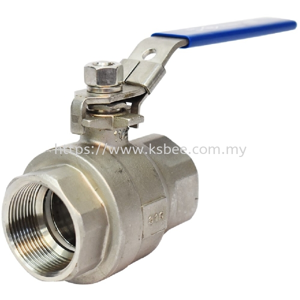 2PC Body (Screw End) 2PC Body BSK Ball Valve Johor Bahru (JB), Malaysia, Johor Jaya Supplier, Suppliers, Supply, Supplies | K.S.Bee Industries Sdn Bhd