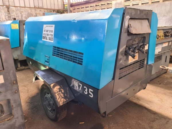 Used AIRMAN 185CFM Air Compressor  Used Air Compressor for Sale Johor Bahru (JB), Malaysia, Selangor, Kuala Lumpur (KL), Masai, Shah Alam Rental, Supplier | Megah Machinery