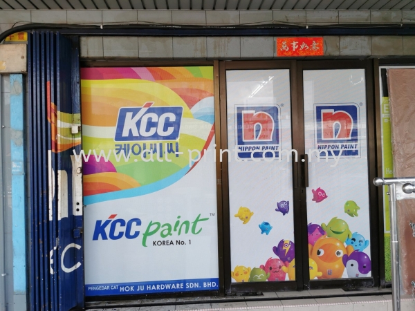 Hok Ju Hardware sdn bhd  Kcc Paints   - Glass Sticker  Glass Signage Signboard Selangor, Malaysia, Kuala Lumpur (KL), Shah Alam Manufacturer, Supplier, Supply, Supplies | ALL PRINT INDUSTRIES