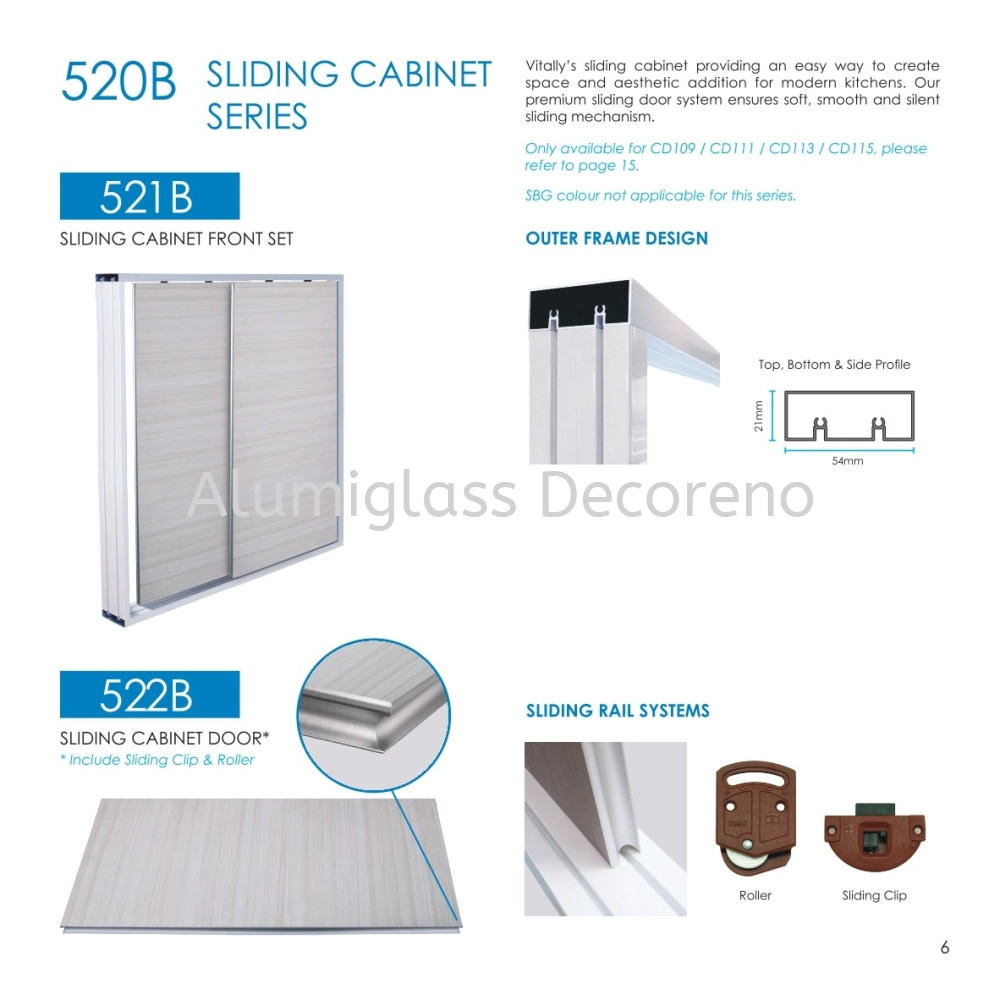 520B Sliding Cabinet Series