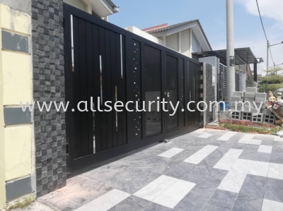 ALUMINIUM TRACKLESS FOLDING GATE