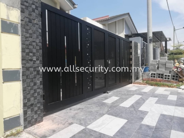 ALUMINIUM TRACKLESS FOLDING GATE Aluminium Trackless Folding Gate Aluminium Gate - i-SmartGate Singapore, Johor, Senai, Selangor, Seremban, Malaysia Manufacturer, Supplier, Supply, Supplies | AST Automation Pte Ltd