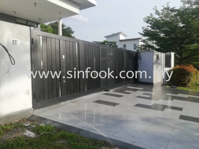 ALUMINIUM TRACKLESS FOLDING GATE