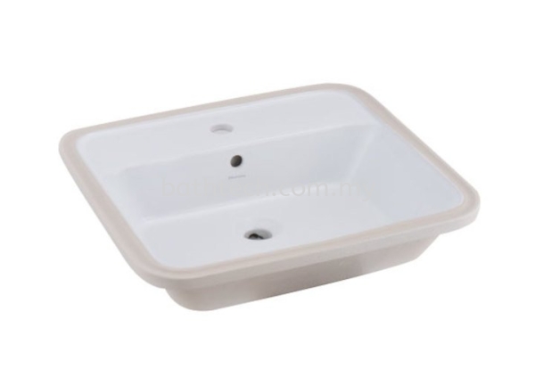 Gemelli Rectangular Undercounter Basin-1TH Johnson Suisse  Undercounter Basins Basins Johor Bahru (JB), Malaysia, Johor Jaya Supplier, Suppliers, Supply, Supplies | Bathtech Building Products Sdn Bhd