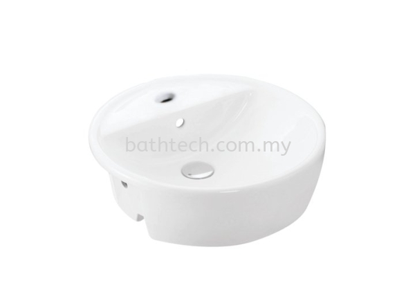 Basel Semi-Recessed Basin-1TH  Johnson Suisse  Semi Recessed Basins Basins Johor Bahru (JB), Malaysia, Johor Jaya Supplier, Suppliers, Supply, Supplies | Bathtech Building Products Sdn Bhd