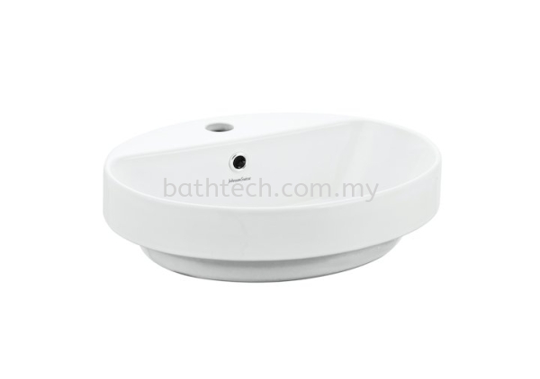 Gemelli Oval Semi Insert Basin-1TH Johnson Suisse  Semi Insert Basin Basins Johor Bahru (JB), Malaysia, Johor Jaya Supplier, Suppliers, Supply, Supplies | Bathtech Building Products Sdn Bhd