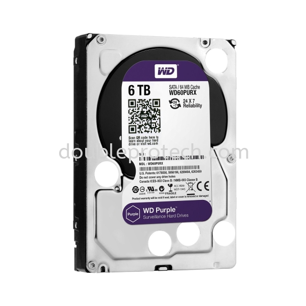  WD Purple Surveillance Hard Disk Drives 6TB HARD DISK CCTV Seremban, Negeri Sembilan, Malaysia Supplier, Installation, Supply, Supplies | Double Protech Automation