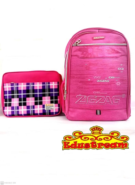 Zigzag School Bag Backcare Series Asa 9028/9029 School Bag Stationery & Craft Johor Bahru (JB), Malaysia Supplier, Suppliers, Supply, Supplies | Edustream Sdn Bhd