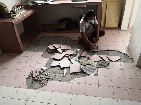 Floor tile Renovation Work Selangor, Malaysia, Kuala Lumpur (KL), Cheras Services, Specialist | SWS Renovation & Polishing Works