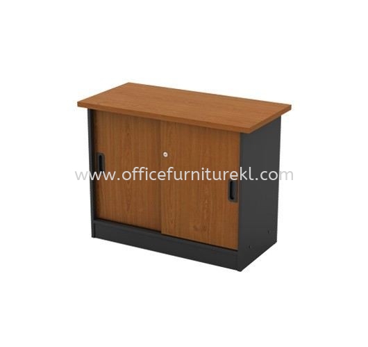 STANDARD KABINET PEJABAT TEPI MEJA KAYU DENGAN PINTU  - Filing Cabinet Bukit Jalil | Filing Cabinet Sentul | Filing Cabinet Brickfield