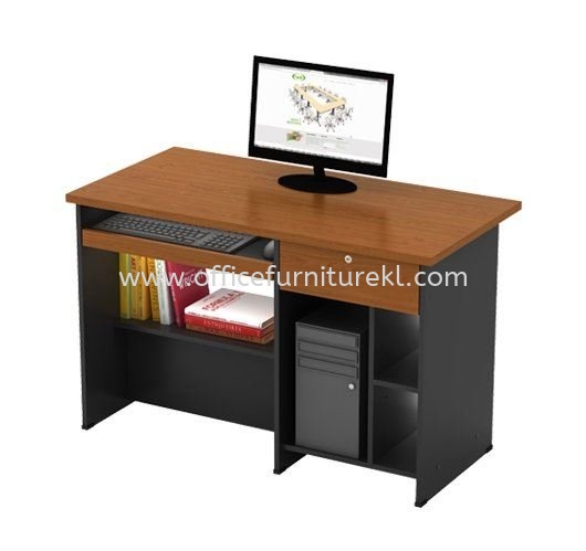 4' STUDY TABLE | COMPUTER TABLE AGC 3000 (Color Cherry & Dark Grey) - computer table Bukit Damansara | computer table  Accentra Glenmarie | computer table Sri Petaling | computer table Top 10 Best Selling