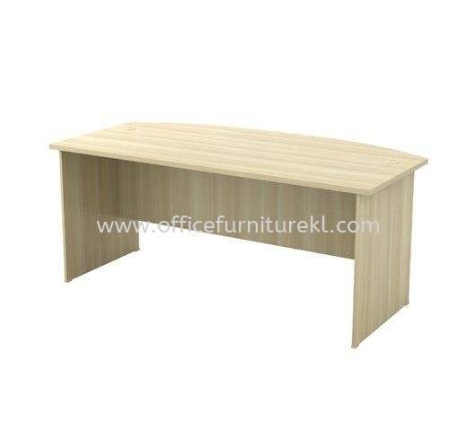 EXTON 6' EXECUTIVE OFFICE TABLE / DESK D SHAPE EXMB 180A (Color Boras Ash) - executive office table Bandar Botanic | executive office table Serdang | executive office table Putrajaya | executive office table Top 10 Newest Design