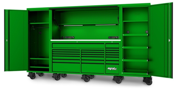 SP TOOLS 128" USA SUMO SERIES COMPLETE WORKSTATION - GREEN/BLACK SP44890G USA Sumo Series Storage Solution Malaysia, Selangor, Kuala Lumpur (KL), Subang Jaya Supplier, Supply, Supplies, Distributor | SP Tools Sdn Bhd