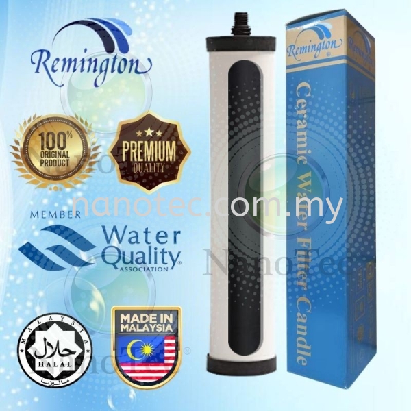 Remington JAKIM Halal Supercarb Ceramic Carbon Block Filter Replacement Filter Cartridge Water Filter Remington Ceramic Filter Filter Replacement / Filter Cartridge Selangor, Malaysia, Kuala Lumpur (KL), Puchong Supplier, Suppliers, Supply, Supplies | Nano Alkaline Specialist