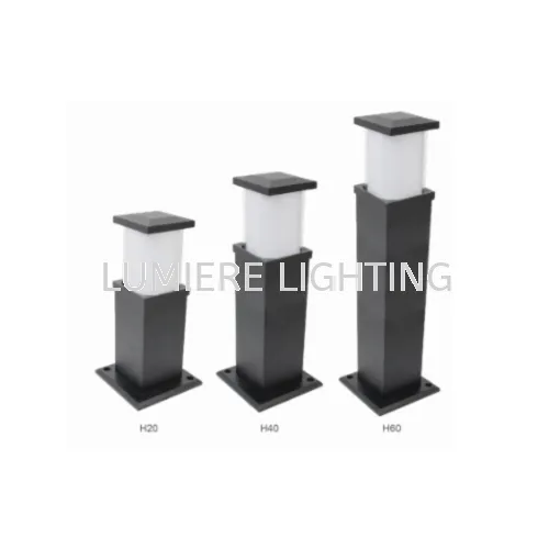 YET BOLLARD LIGHT BL8002 H20/H40/H60