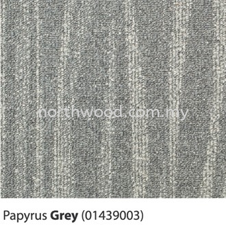 Paragon Papyrus - Grey 01439003 Paragon Papyrus Paragon Carpet Tile  Carpet Tile Kedah, Malaysia, Penang, Perlis, Alor Setar, Sungai Petani Supplier, Installation, Supply, Supplies | NORTHWOOD (M) SDN. BHD.