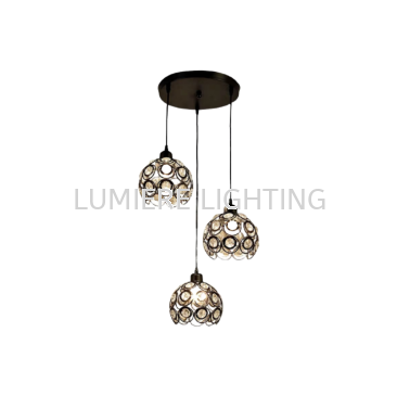 Crystal 3 in 1 Pendant Light