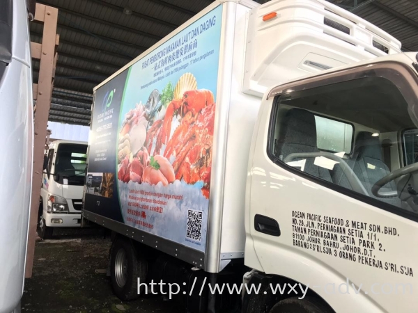 OCEAN PACIFIC Lorry sticker Lorry Van Sticker (5) Johor Bahru (JB), Malaysia Advertising, Printing, Signboard,  Design | Xuan Yao Advertising Sdn Bhd