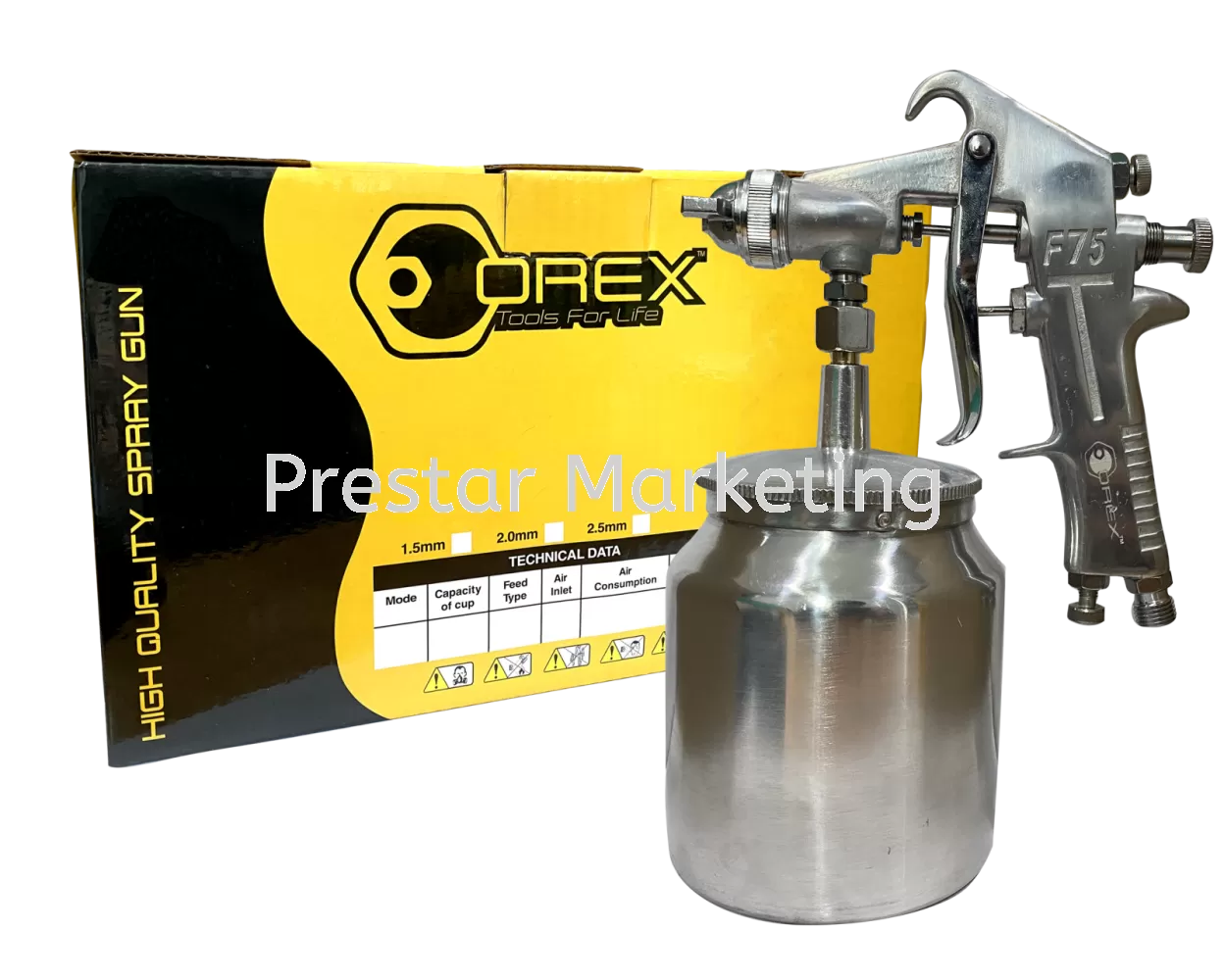 OREX - SPRAY GUN F75S SUCTION TYPE