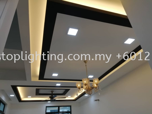  Promosi Cornice Siap Wiring + Lighting - No 5 Jalan Eko Tropika 2/XX , Taman Eko Tropika , Masai  Johor Bahru JB Skudai Renovation | One Stop Lighting & Renovation