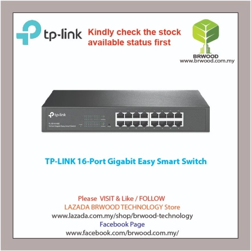 TP-Link TL-SG1016DE: 16-Port Gigabit Easy Smart Switch