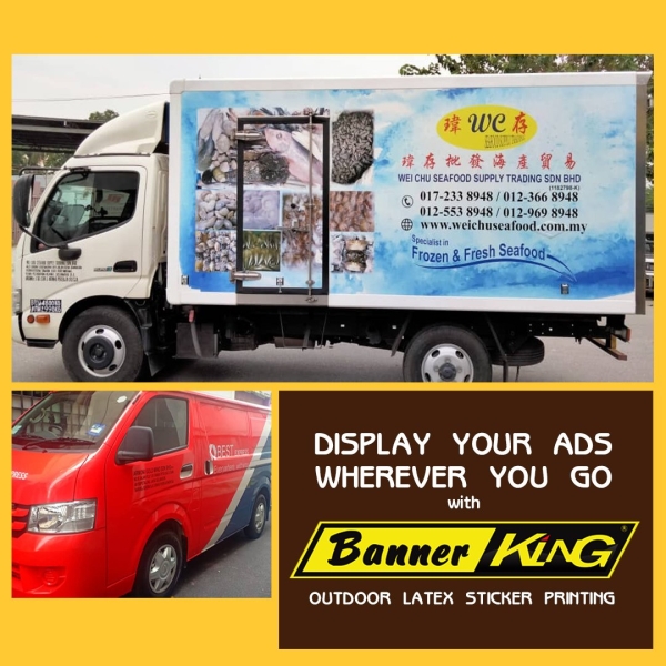 Outdoor Sticker Printing Outdoor Sticker Printing Selangor, Malaysia, Kuala Lumpur (KL), Klang, Puchong, Petaling Jaya (PJ) Supplier, Suppliers, Supply, Supplies | Bannerking Sdn Bhd