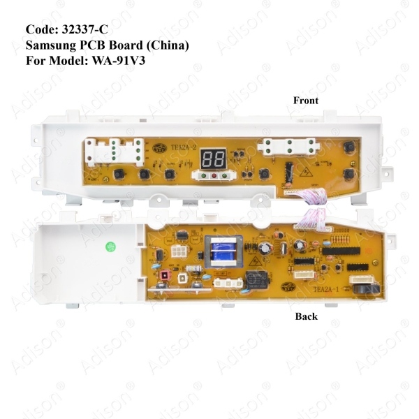 (Out of Stock) Code: 32337-C Samsung PCB Board WA-91V3 PCB Board Washing Machine Parts Melaka, Malaysia Supplier, Wholesaler, Supply, Supplies | Adison Component Sdn Bhd