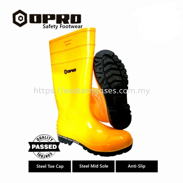 OPRO SAFETY FOOTWEAR 100# (YELLOW) WELLINGTON BOOT SAFETY PRODUCTS Selangor, Malaysia, Kuala Lumpur (KL), Klang Supplier, Suppliers, Supply, Supplies | Eastern Gases Trading Sdn Bhd