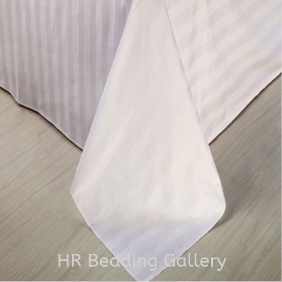 Stripes Flat Sheet Stripes Flat Sheet Flat Sheet Hotel Bedding Malaysia, Negeri Sembilan, Mantin Supplier, Suppliers, Supply, Supplies | HR Bedding Gallery