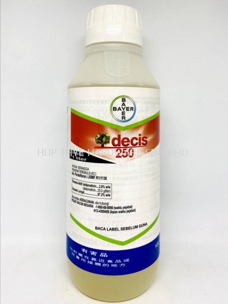 DECIS 250 INSECTICIDES AGROCHEMICALS Melaka, Malaysia, Batu Berendam, Krubong, Peringgit Supplier, Wholesaler, Supply, Supplies | HUP THYE HARDWARE SDN BHD