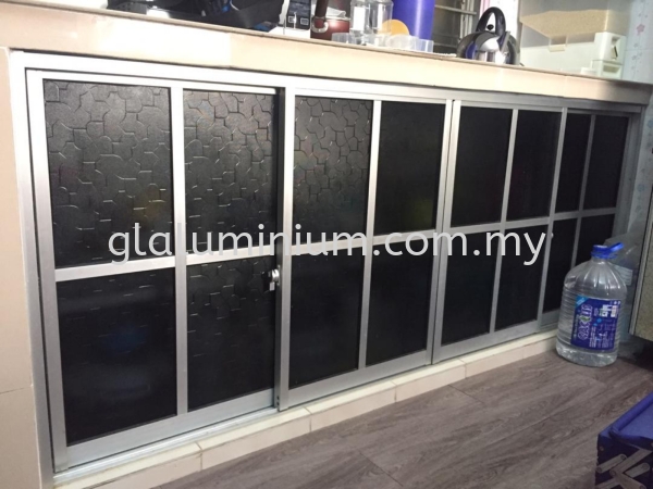 Sliding windows @jalan taming impian 4,Taman taming impian, Kajang  aluminiun Cabinet sliding door Selangor, Malaysia, Kuala Lumpur (KL), Cheras Supplier, Installation, Supply, Supplies | GL GLASS & ALUMINIUM TRADING