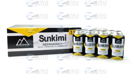 [CODE:860005] MAXCOOL SUNKIMI R134A OIL GAS 280G (1BOX=30CAN)