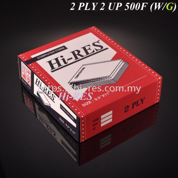 2 PLY 2UP 500F WG Computer Form Paper Malaysia, Kuala Lumpur (KL), Selangor Supplier, Manufacturer, Supply, Supplies | Yu Fook Paper Sdn Bhd