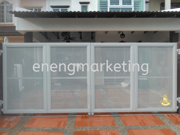 MSG 03- Perforated Folding Gate MILD STEEL GATE GATE Selangor, Malaysia, Kuala Lumpur (KL), Klang Supplier, Suppliers, Supply, Supplies | E Neng Marketing Sdn Bhd